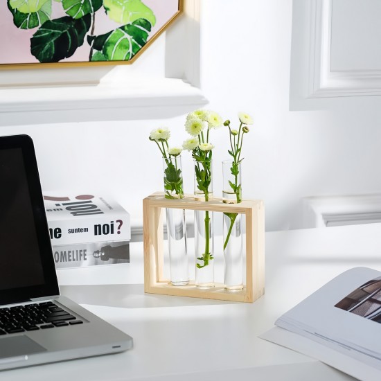 Wooden Frame Vase